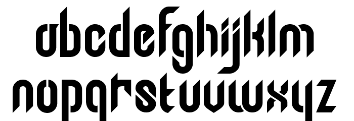Chronosphere Font LOWERCASE