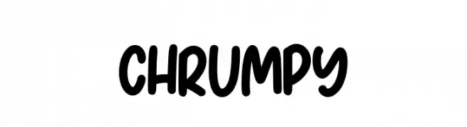Chrumpy  Frei Schriftart Herunterladen