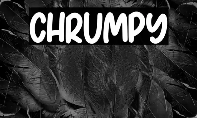 Chrumpy Font examples