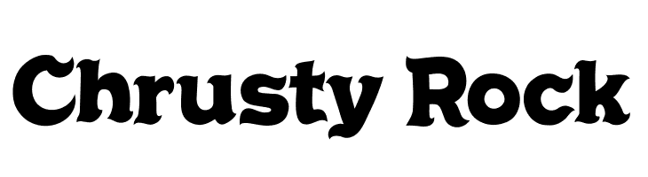 Chrusty Rock Шрифта