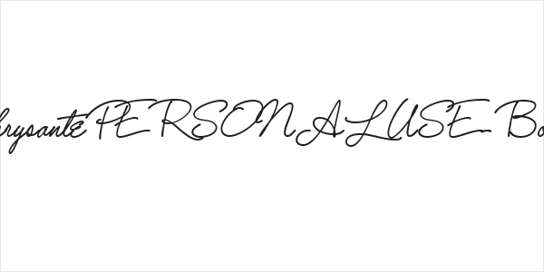 ChrysantePERSONALUSE-Bold Logo