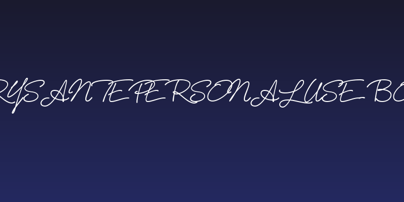 ChrysantePERSONALUSE-Bold Social Header