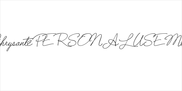 ChrysantePERSONALUSEMed Logo