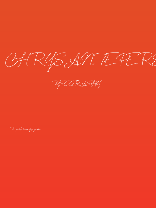 ChrysantePERSONALUSEMed Poster