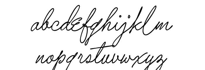 ChrysantePERSONALUSEMed Font LOWERCASE