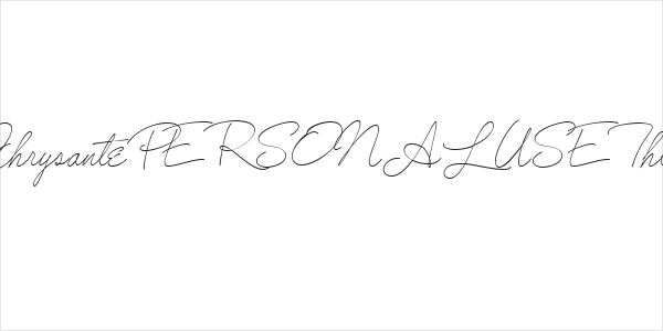 ChrysantePERSONALUSEThin Logo