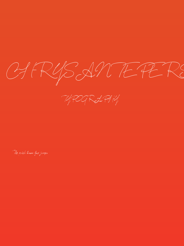 ChrysantePERSONALUSEThin Poster
