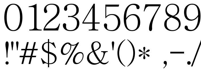 Chrysanthi Unicode Regular Font OTHER CHARS