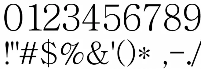 Chrysanthi Unicode Regular Font OTHER CHARS