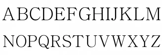 Chrysanthi Unicode Regular Schriftart Groß