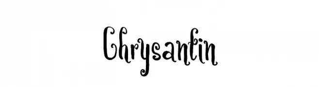 Chrysantin  Fuentes Gratis Descargar
