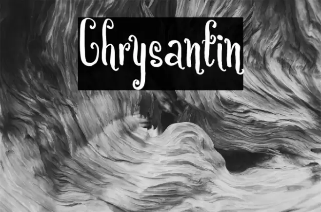 Chrysantin Font examples