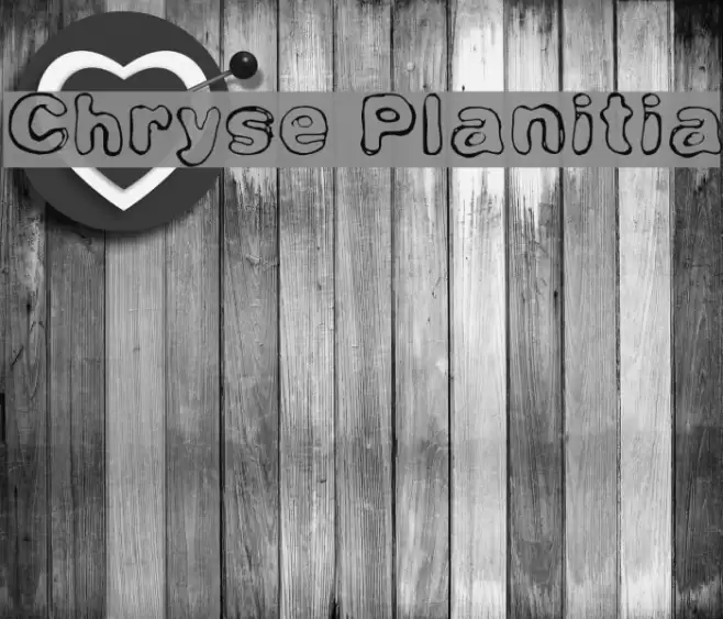 Chryse Planitia Font examples