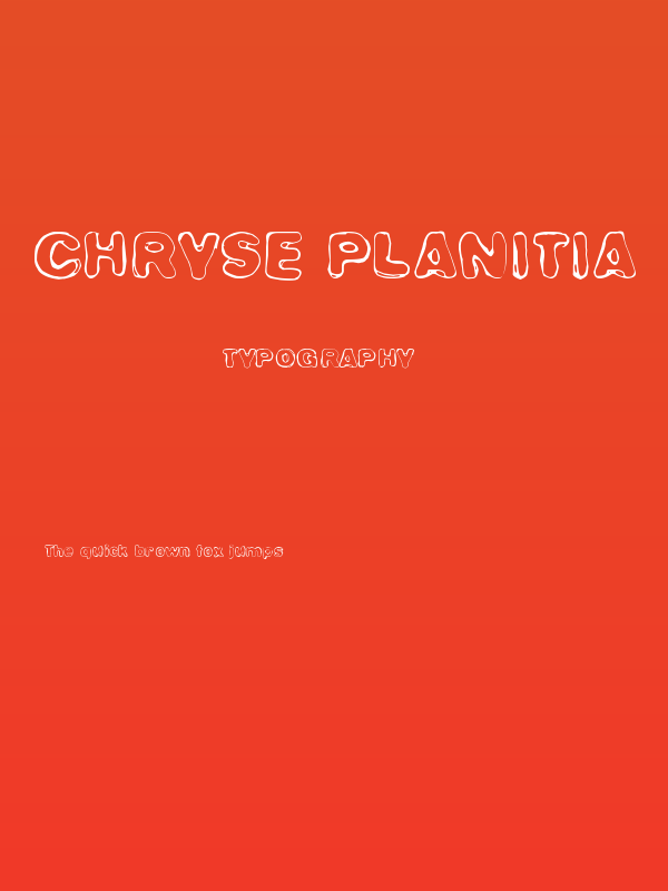 Chryse Planitia Poster