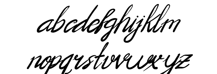 Chrystalic Font LOWERCASE