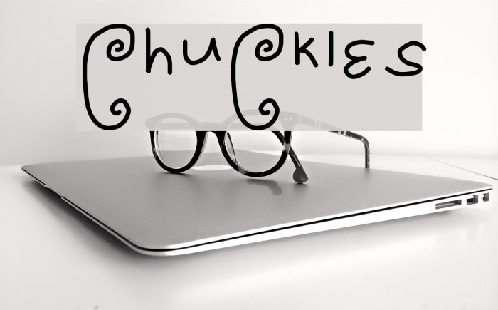 ChuCkles Font examples