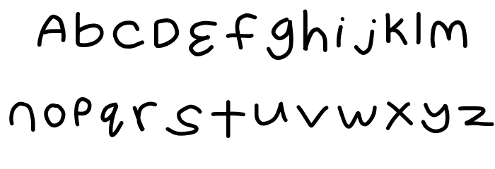 ChuCkles Font LOWERCASE