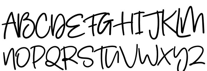 Chubby And Sweet Font UPPERCASE