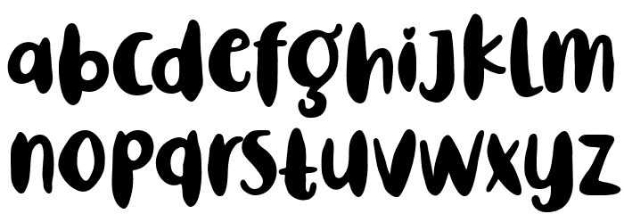 Chubby Boys Font LOWERCASE