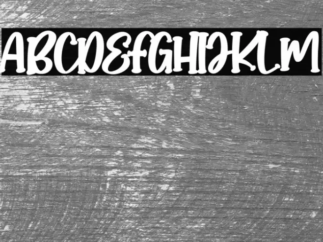 Chubby Bunny Schriftart examples