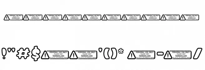 Chubby Cake PERSONAL USE ONLY! Font Alte caractere