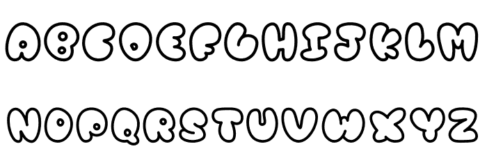 Chubby Cake PERSONAL USE ONLY! Font LOWERCASE