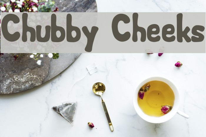 Chubby Cheeks Font examples