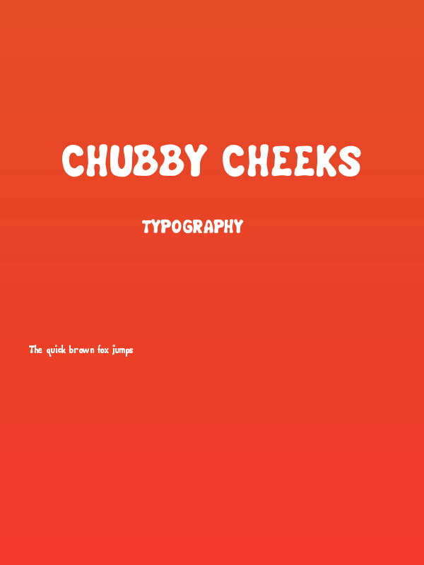 Chubby Cheeks Poster