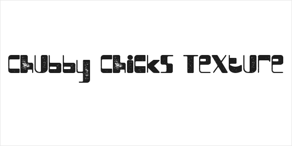 Chubby Chicks Texture Logo