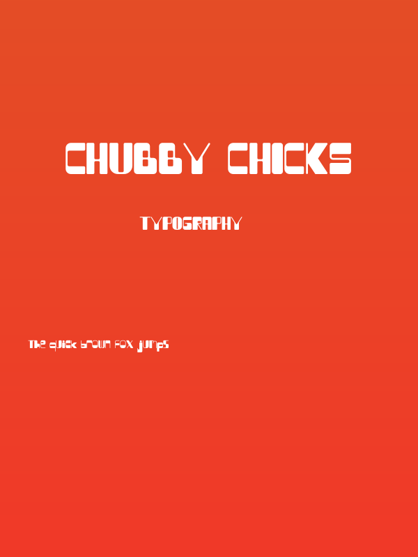 Chubby Chicks Poster