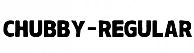 Chubby-Regular  免费字体下载