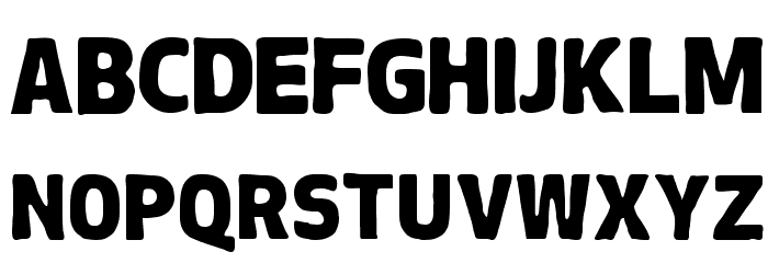 Chubby-Regular Font LOWERCASE