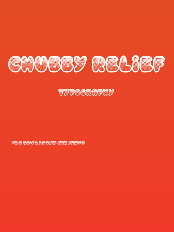 Chubby Relief Poster