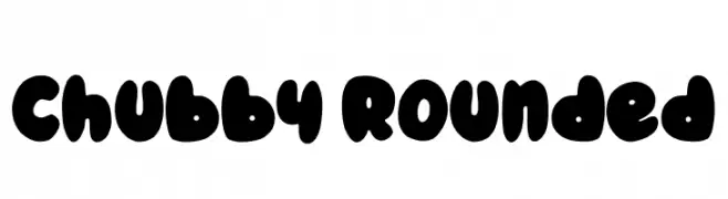 Chubby Rounded  baixar fontes gratis