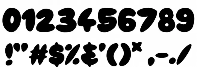 Chubby Rounded Font OTHER CHARS
