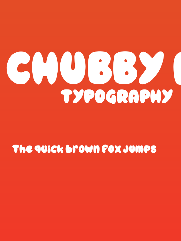 Chubby Rounded Poster