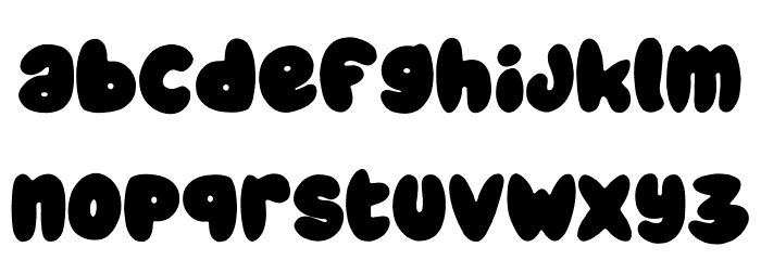 Chubby Rounded Font LOWERCASE