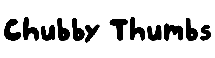 Chubby Thumbs  नि: शुल्क फ़ॉन्ट्स डाउनलोड