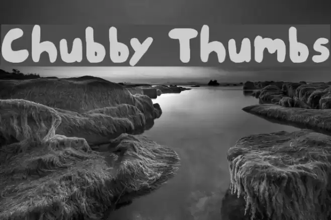 Chubby Thumbs Font examples