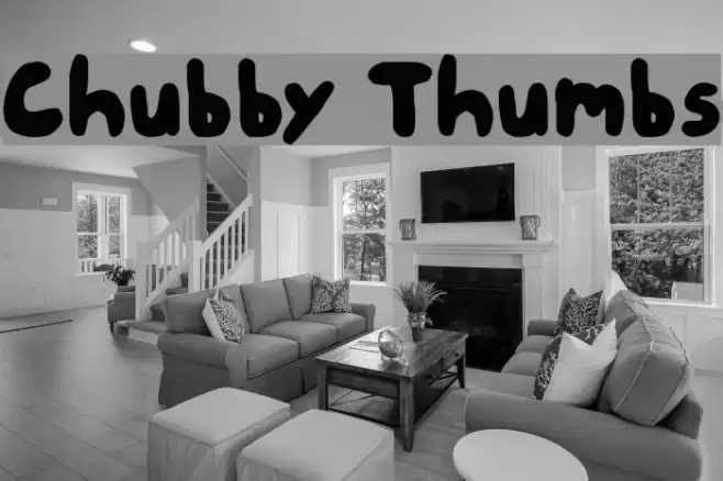 Chubby Thumbs Font examples