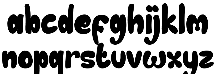 Chubby Toon Demo Font LOWERCASE