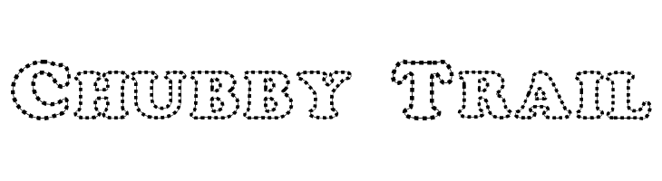 Chubby Trail  フリーフォントのダウンロード