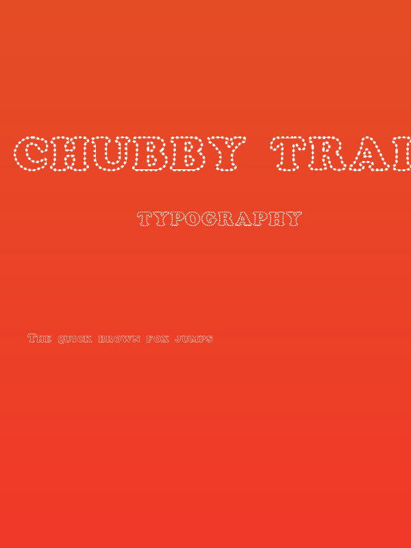 Chubby Trail Poster