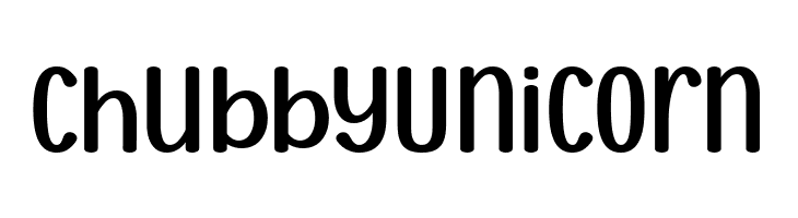 Chubby Unicorn  Free Fonts Download