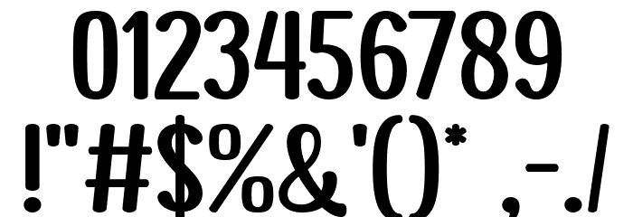 Chubby Unicorn Font OTHER CHARS