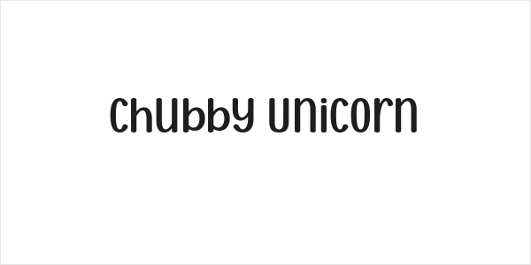 Chubby Unicorn Logo