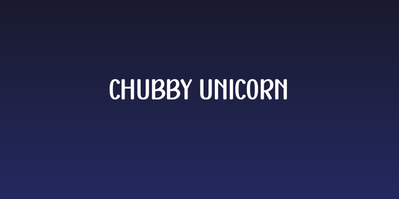 Chubby Unicorn Social Header