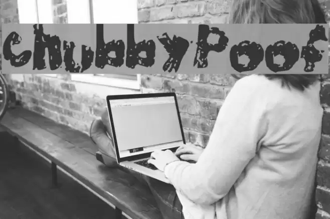 ChubbyPoof Font examples