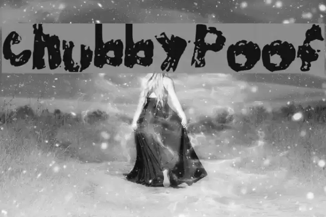 ChubbyPoof Font examples