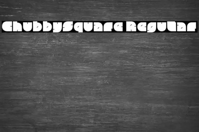 ChubbySquare Regular Polices examples